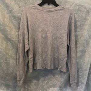 Brandy Melville Gray Long Sleeve Thermal
